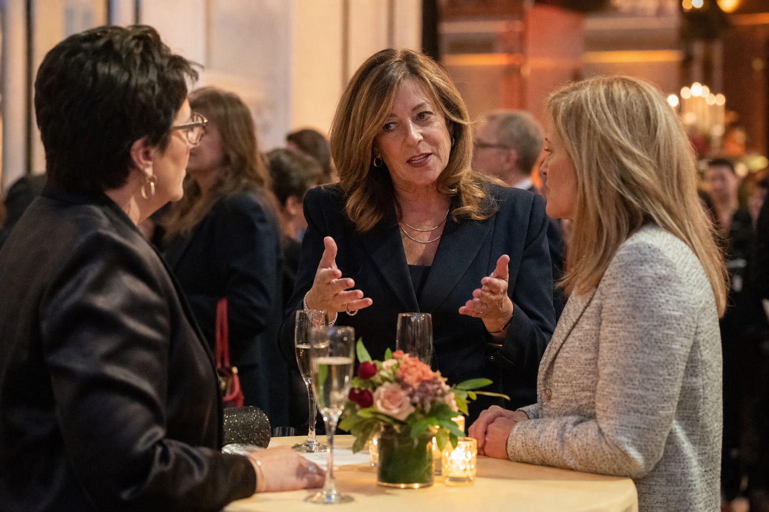 Corporate partner engaging with NAWBO members